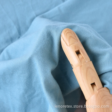 Bamboo Spandex Knitted Recycled Single Jersey Fabric